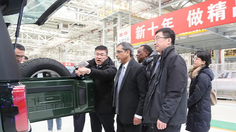 共拓南非市场！南非贸工部部长一行到访凯发k8国际